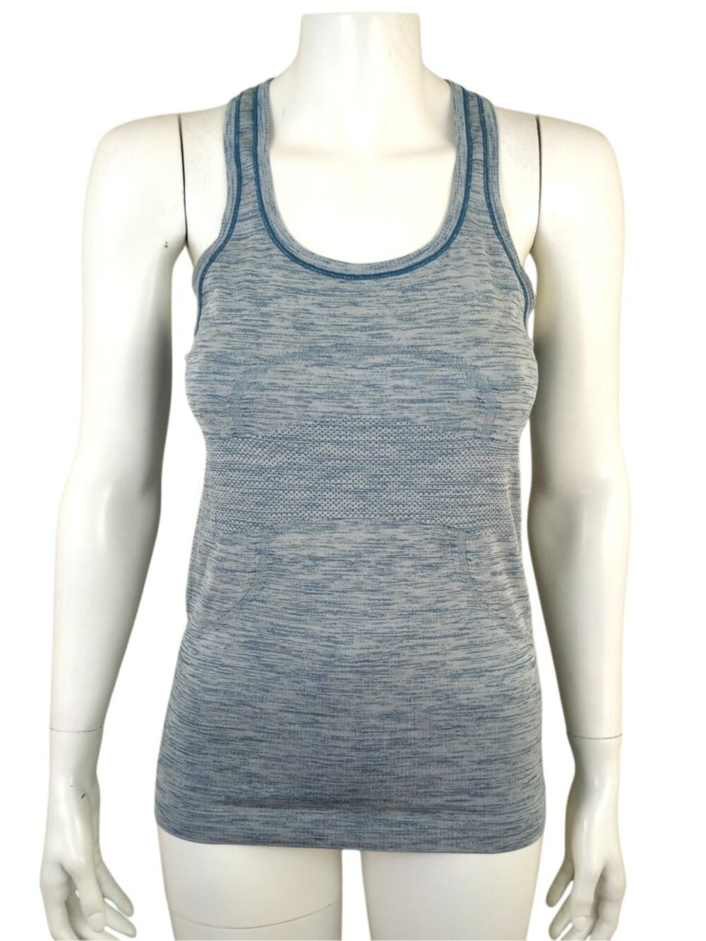 Lululemon Swiftly Tech Racerback Tank Top Heathered Tofino Teal Womens 6